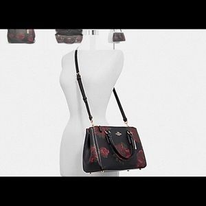 New COACH Surrey Carryall with Jumbo Floral print